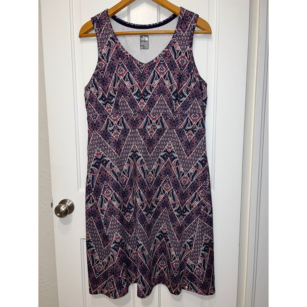 The North Face Flash Dry Multicolor Geometric Print sleeveless dress